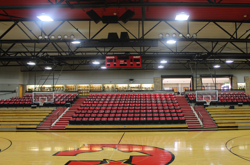 Gruver Gymnasium Court View