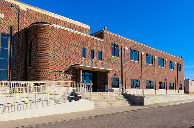 New Perryton Junior High Practice Gymnasium