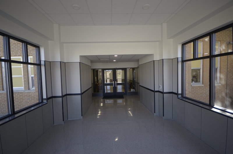New Kress High School Interior Secure Entrance Addition